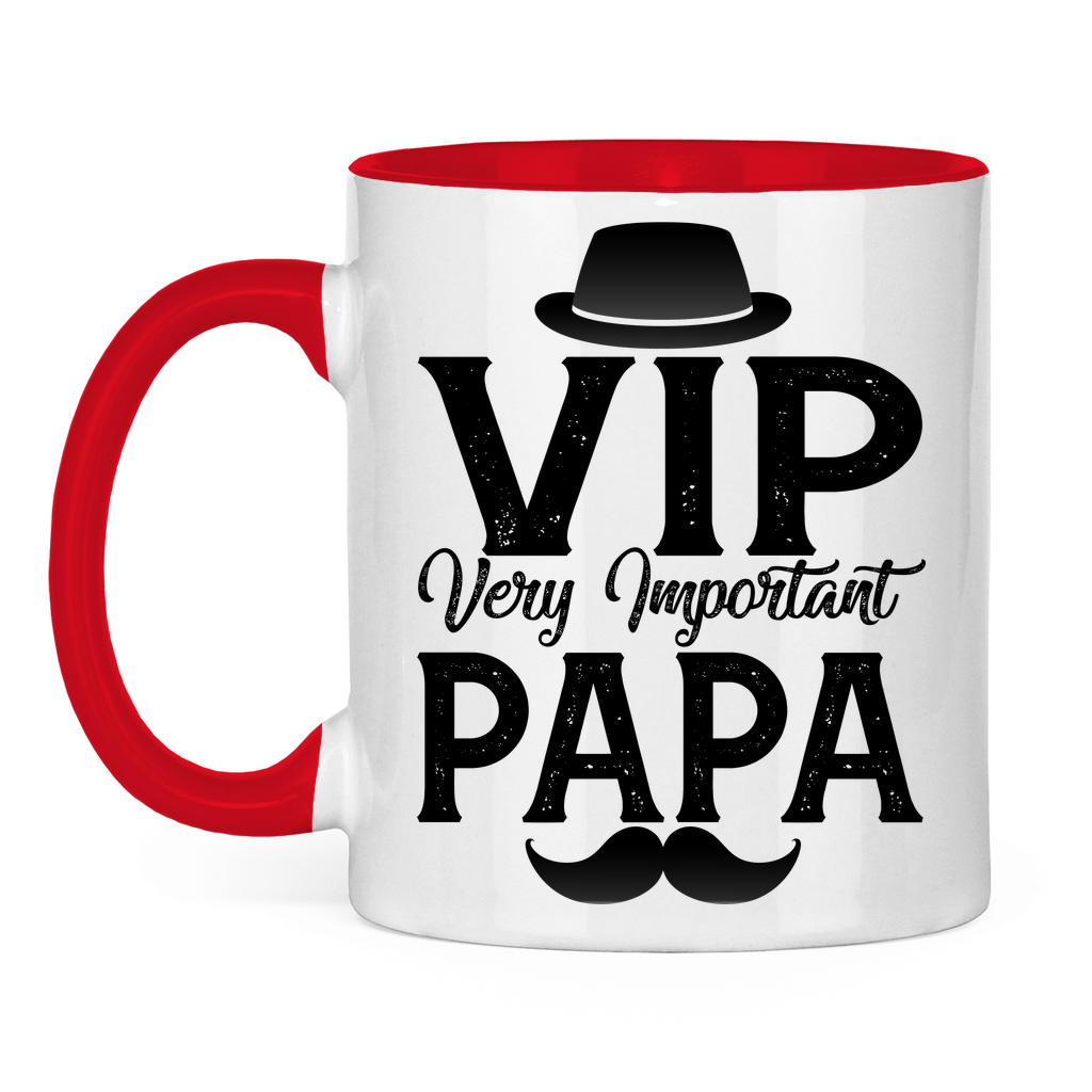 VIP very important Papa - Tasse zweifarbig