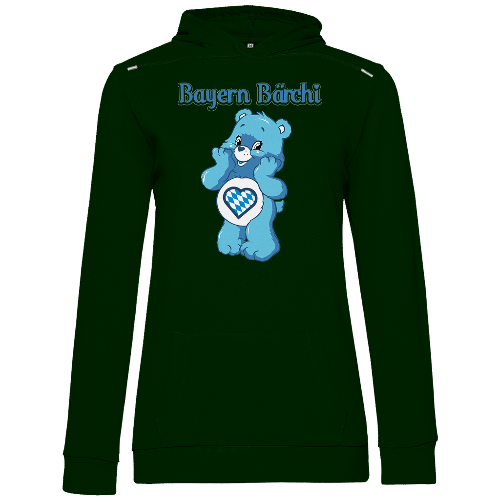 Bayern Bärchi - Glücksbärchi - Damen Hoodie Forest Green