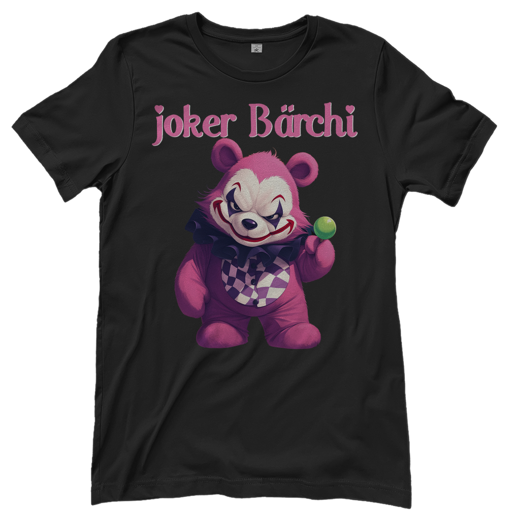 Joker Bärchi - Glücksbärchi - Damenshirt Black