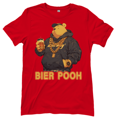 Winnie the Bier Pooh - Damenshirt Red