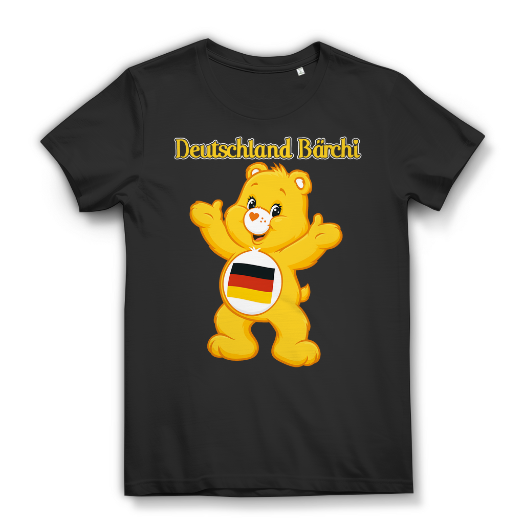 Deutschland Bärchi - Glücksbärchi - Damen Premium Bio T-Shirt Black