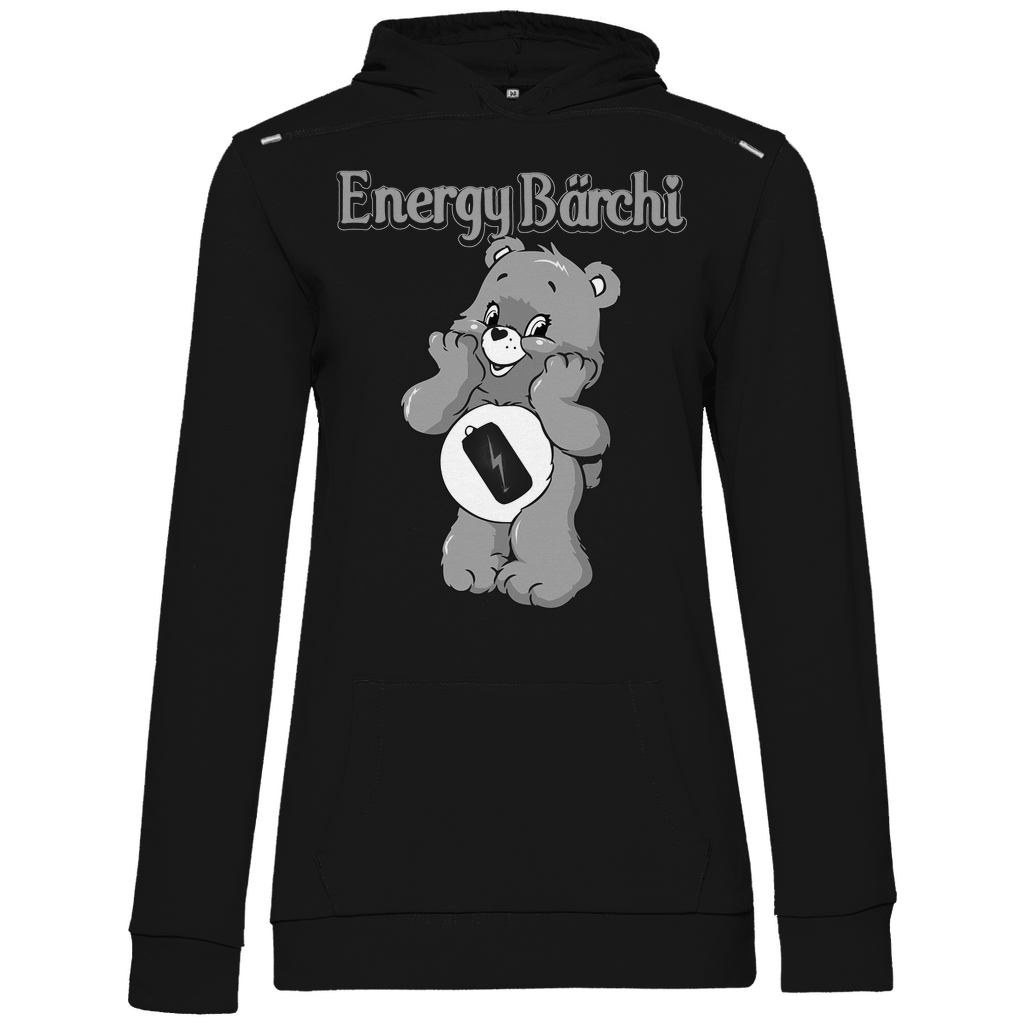 Energy Bärchi - Glücksbärchi - Damen Hoodie Black