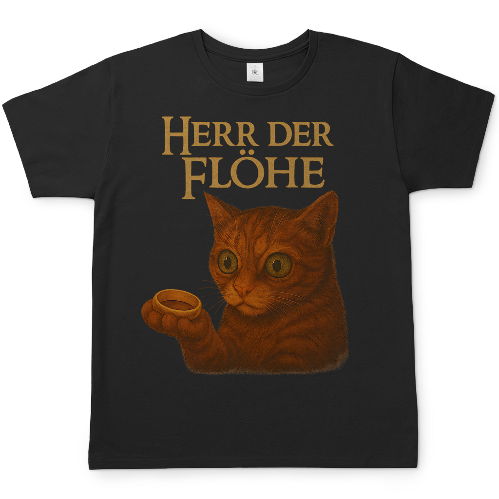 Herr der Flöhe - Herren T-Shirt Black