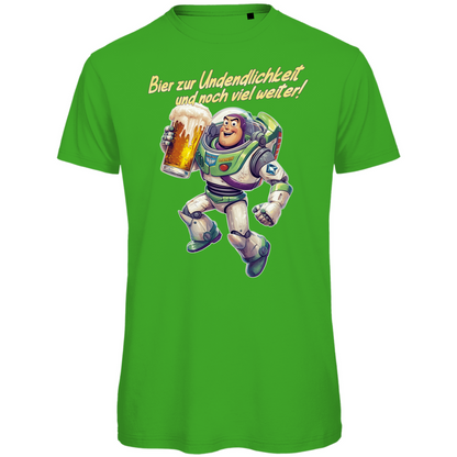 Bier zur Unendlichkeit und noch viel weiter - Buzz Lightyear Toy Story - Herren Premium Bio T-Shirt Real Green