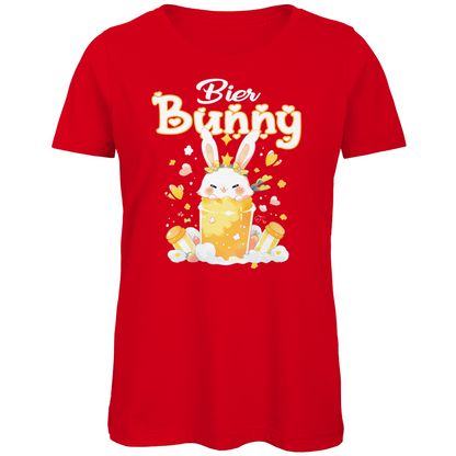 Bier Bunny Hase - Damen Premium Bio T-Shirt