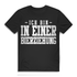 Lustiges Bier Shirt Männer – Ich bin in einer Bierziehung Spruch T-Shirt Black