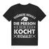 Verärgere niemals den Koch T-Shirt Herren Lustig Küche Essen Grillparty Funshirt Black