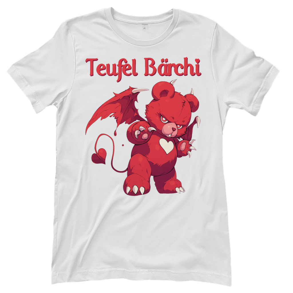 Teufel Bärchi - Glücksbärchi - Damenshirt White