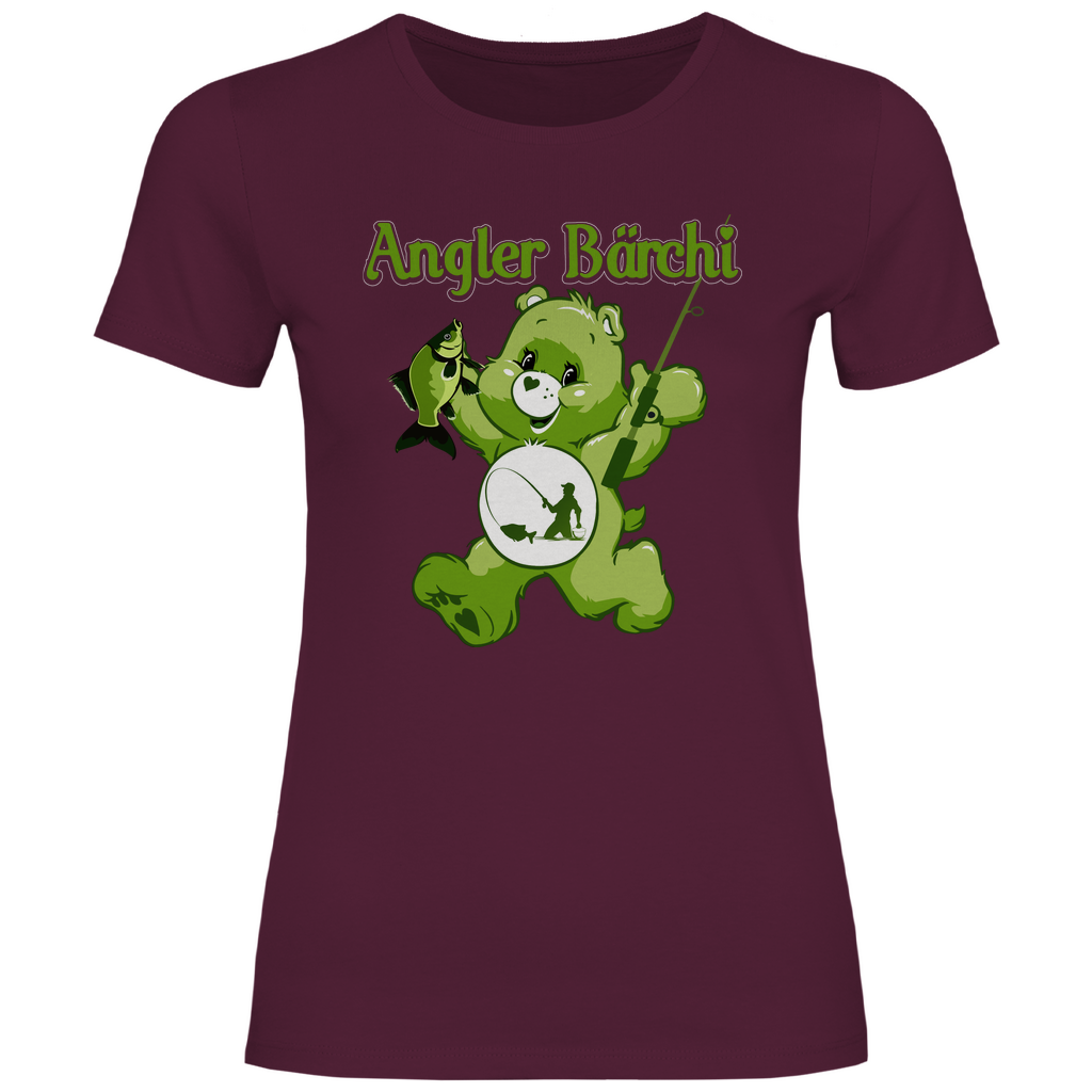 Angler Bärchi - Glücksbärchi - Damenshirt