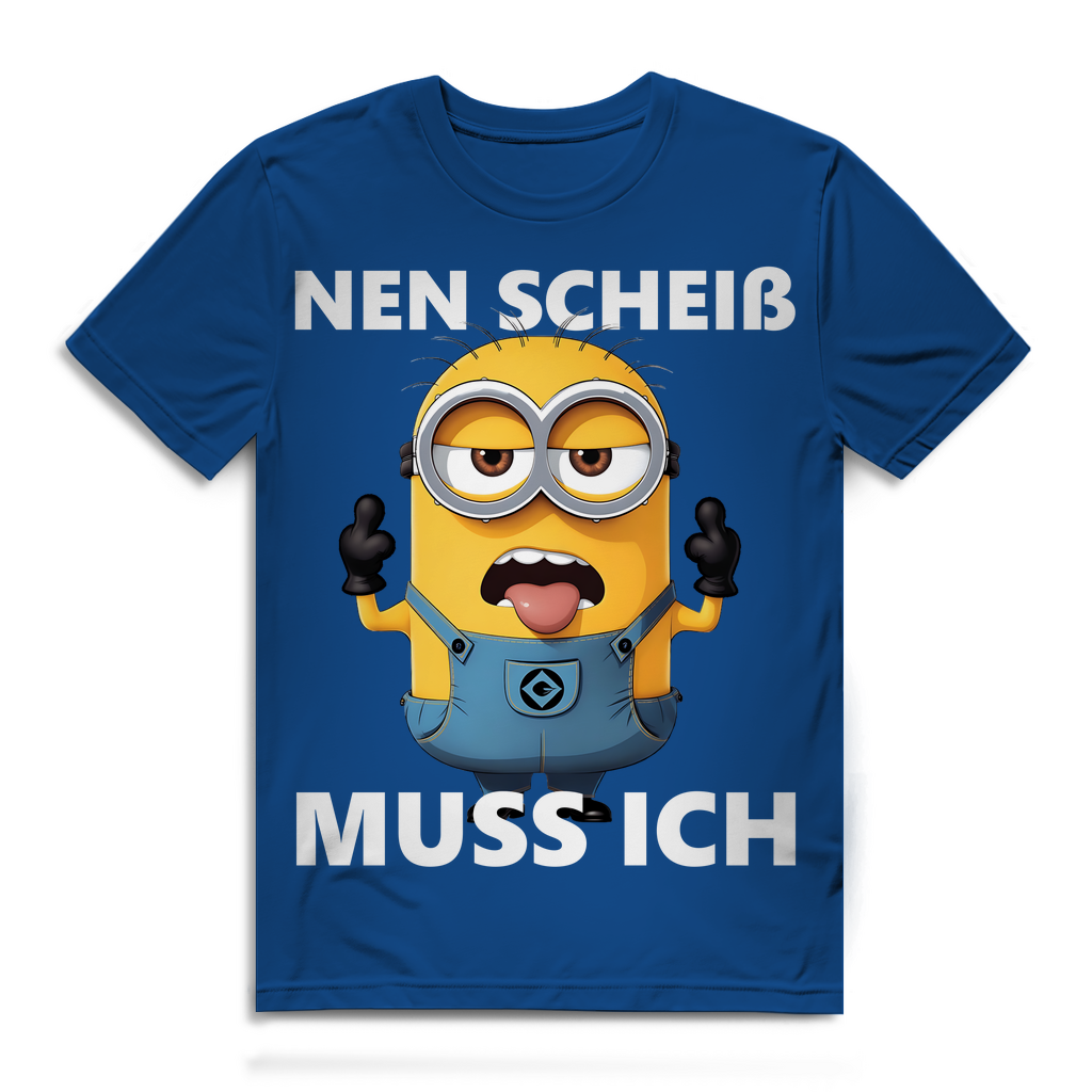 Herren Premium Bio T-Shirt Nen Scheiß Muss Ich Minion