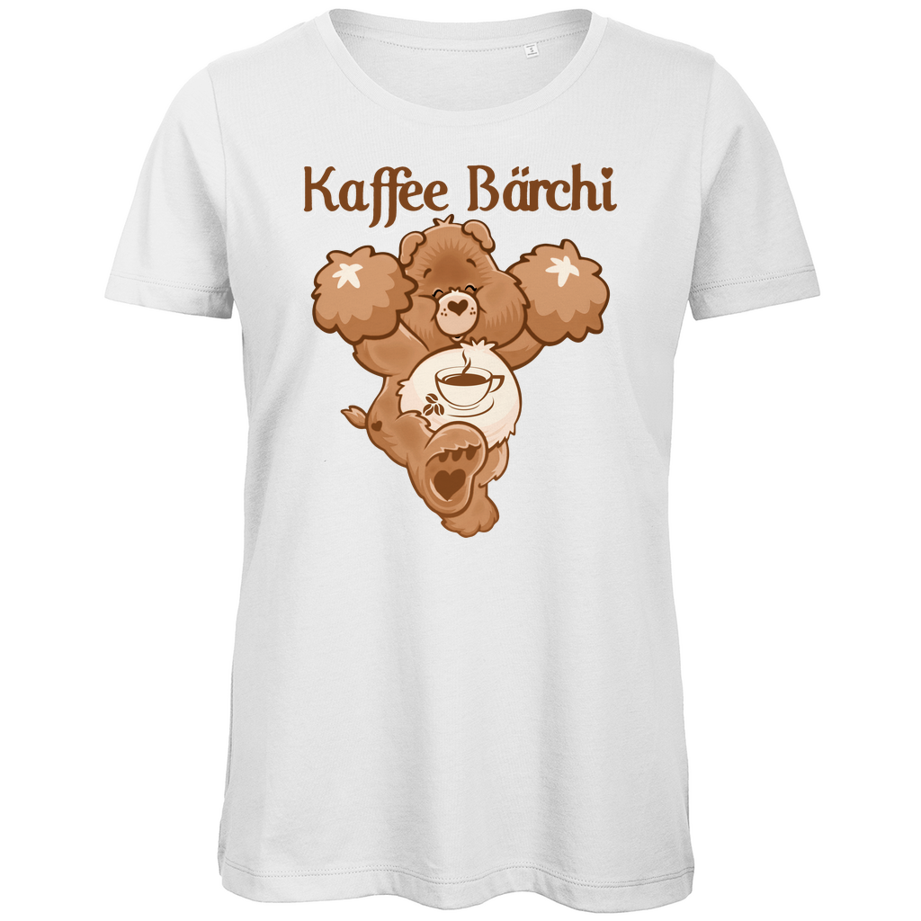 Kaffee Bärchi - Glücksbärchi - Damen Premium Bio T-Shirt White
