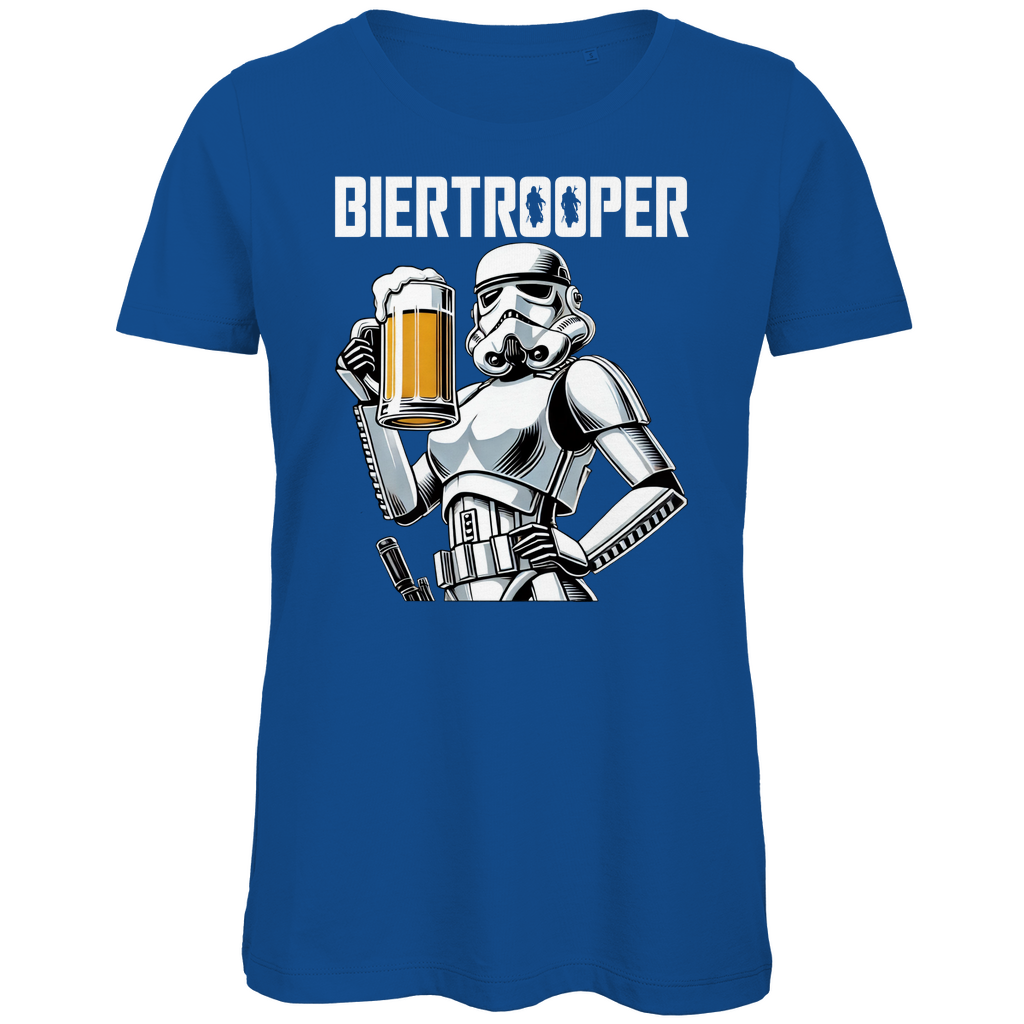 Biertrooper - Star Wars Stormtrooper - Damen Premium Bio T-Shirt Royal Blue