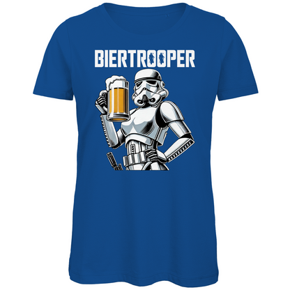 Biertrooper - Star Wars Stormtrooper - Damen Premium Bio T-Shirt Royal Blue