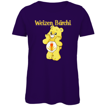 Weizen Bärchi - Glücksbärchi - Damen Premium Bio T-Shirt Urban Purple