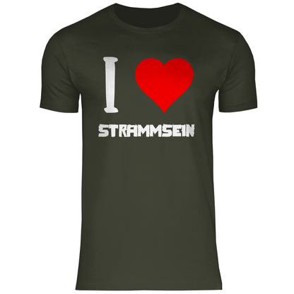 I love Strammsein - Herren Shirt Urban Khaki
