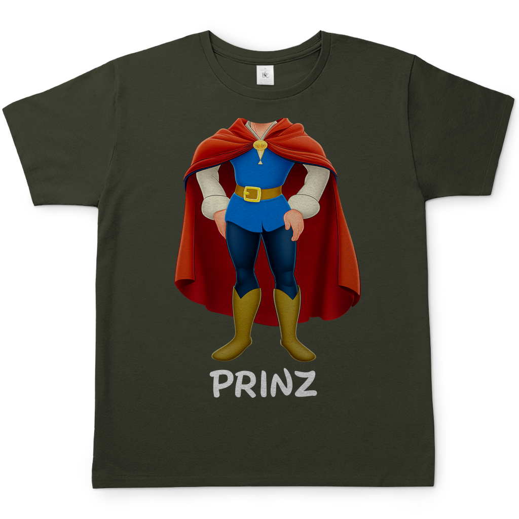 Schneewittchen und die 7 Zwerge - Prinz - Herren Shirt Urban Khaki