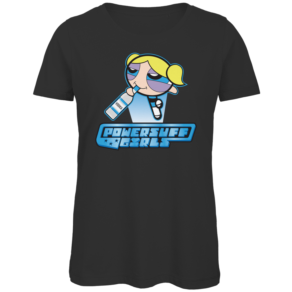 Bubbles Powersuff Powerpuff Girls - Damen Premium Bio T-Shirt Black