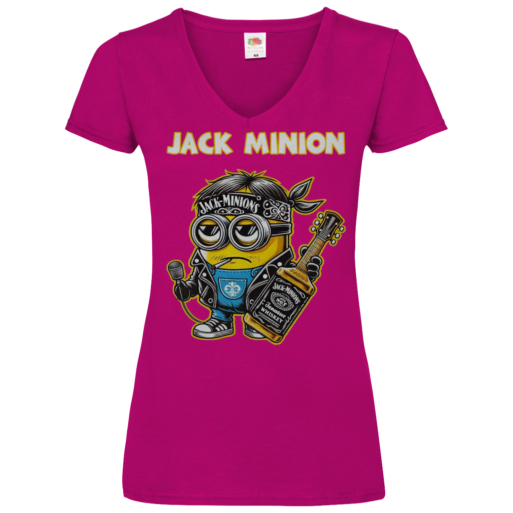 Jack Minion - V-Neck Damenshirt