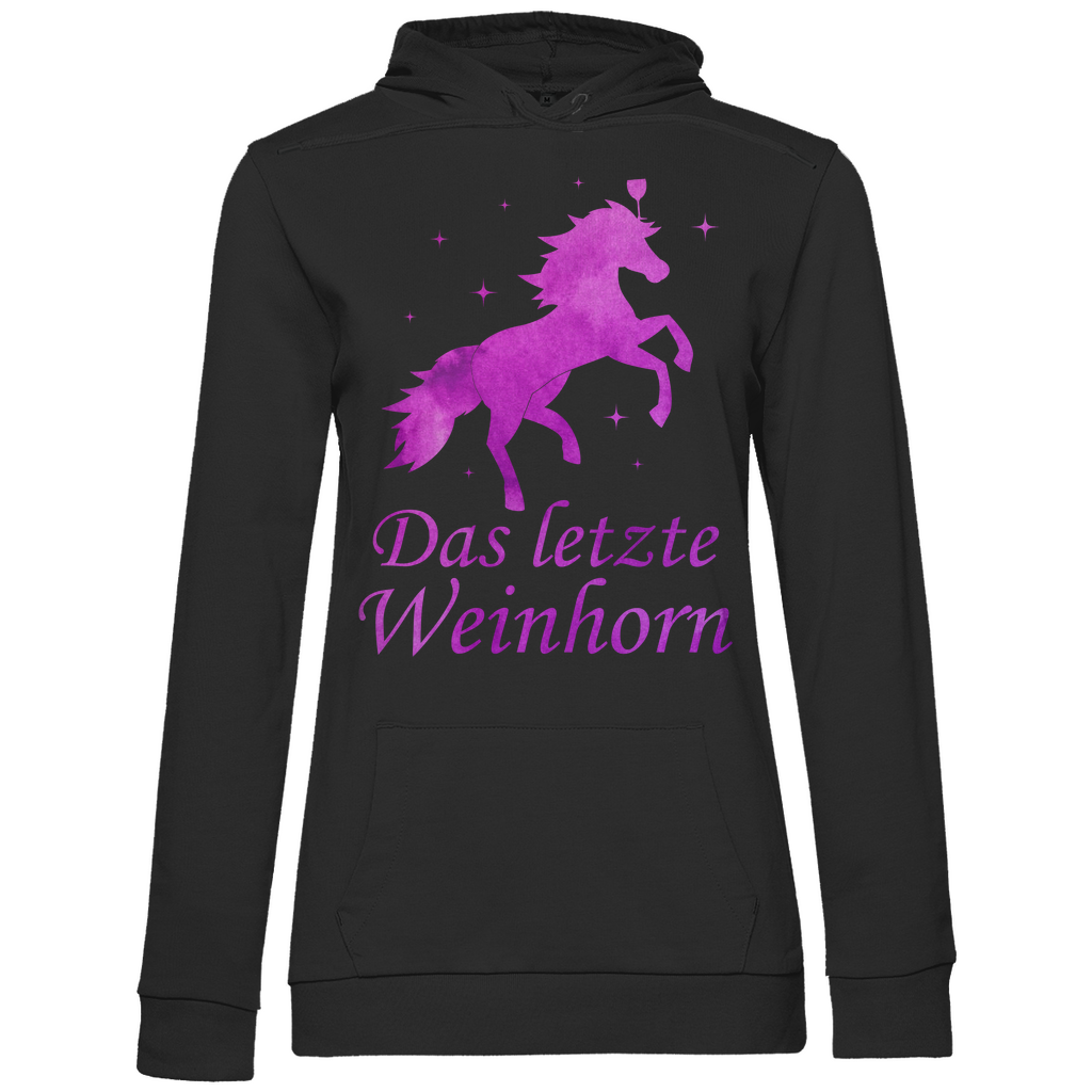 Das letzte Weinhorn - Prinzessin Aquarell - Damen Hoodie