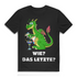Wie? Das Letzte? Herren T Shirt Drache Einhorn Fun Party Spruch Geschenk Männer Black