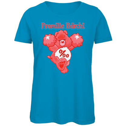 Promille Bärchi - Glücksbärchi - Damen Premium Bio T-Shirt Atoll