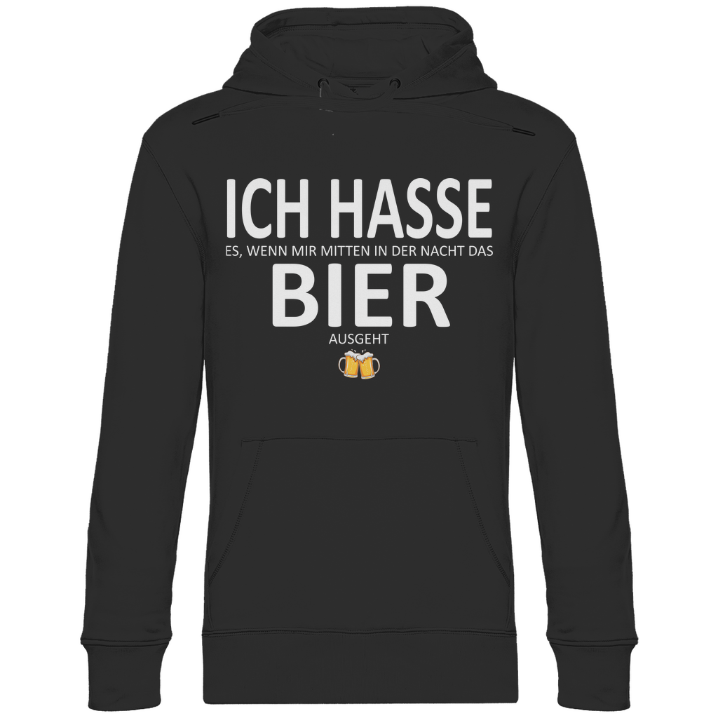 Hasse es wenn mir Bier ausgeht - Unisex Hoodie