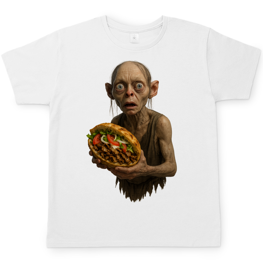 Döner mein Schatz Gollum LOTR - Herren T-Shirt White