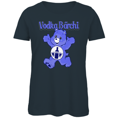 Vodka Bärchi - Glücksbärchi - Damen Premium Bio T-Shirt Dark Grey