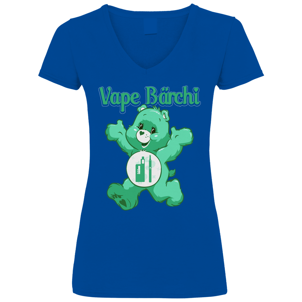 Vape Bärchi - Glücksbärchi - V-Neck Damenshirt