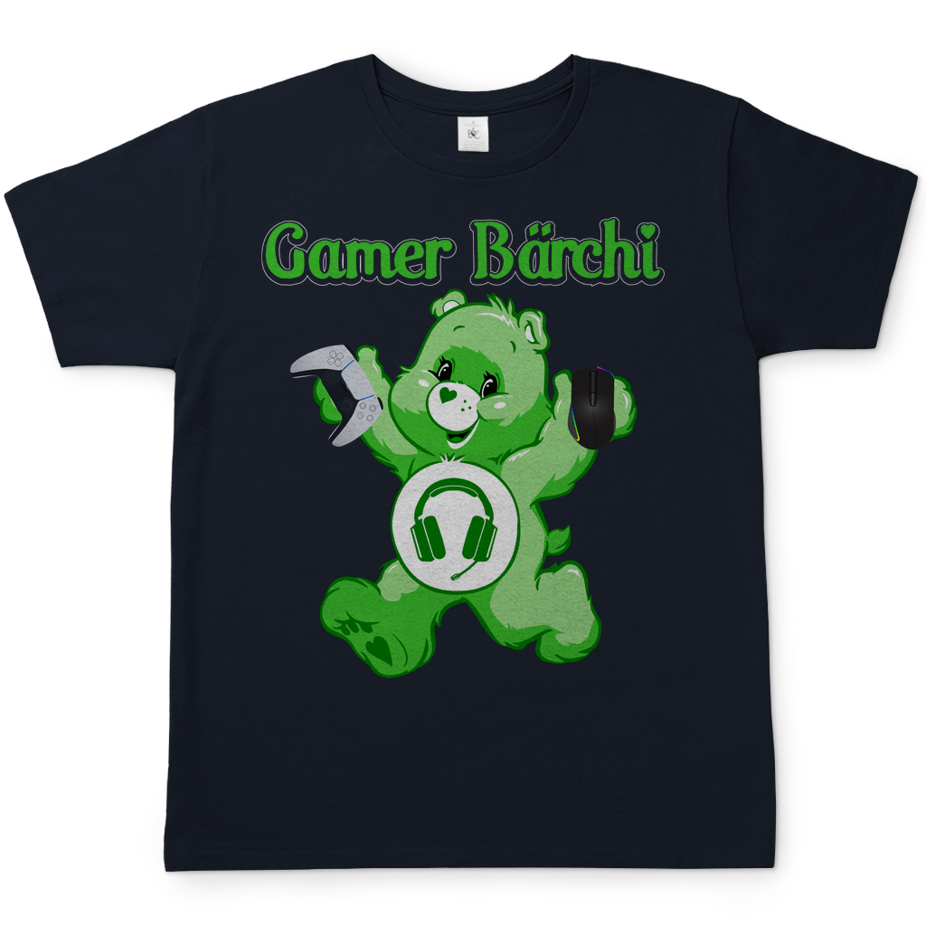 Gamer Bärchi - Glücksbärchi - Herren Shirt Navy