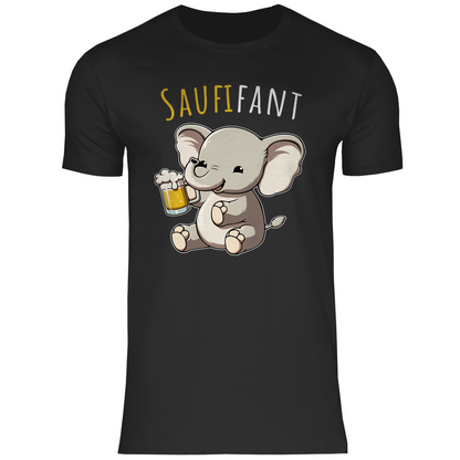 Saufifant - Herren Shirt Black