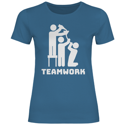 Teamwork - Damenshirt Stone Blue