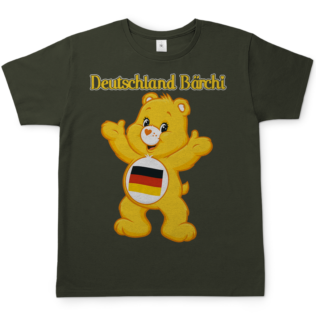 Deutschland Bärchi - Glücksbärchi - Herren T-Shirt Urban Khaki
