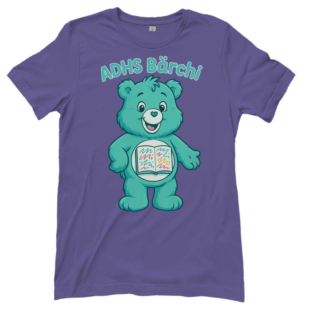 ADHS Bärchi - Glücksbärchi - Damen T-Shirt Millennial Lilac