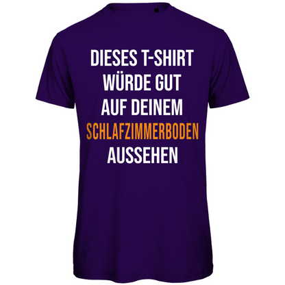 T-Shirt würde gut auf deinem Schlafzimmerboden aussehen - Herren Premium Bio T-Shirt Urban Purple