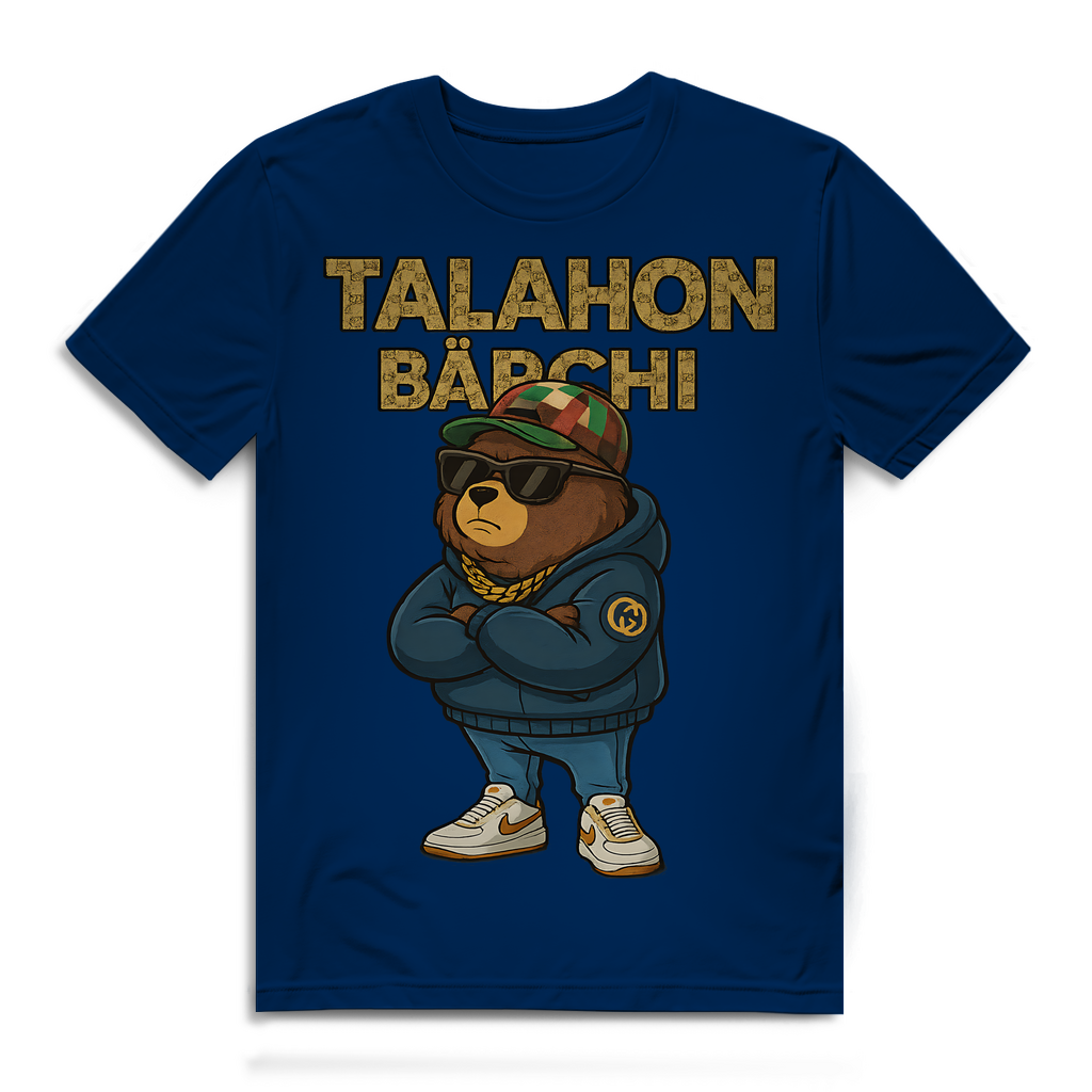 Talahon Bärchi - Glücksbärchi - Herren Premium Bio T-Shirt Navy