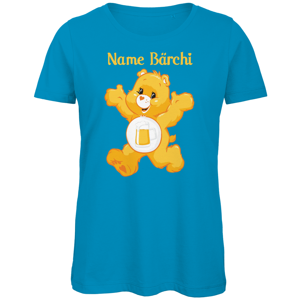 Bier Bärchi - Glücksbärchi - Personalisierbar - Damen Premium Bio T-Shirt