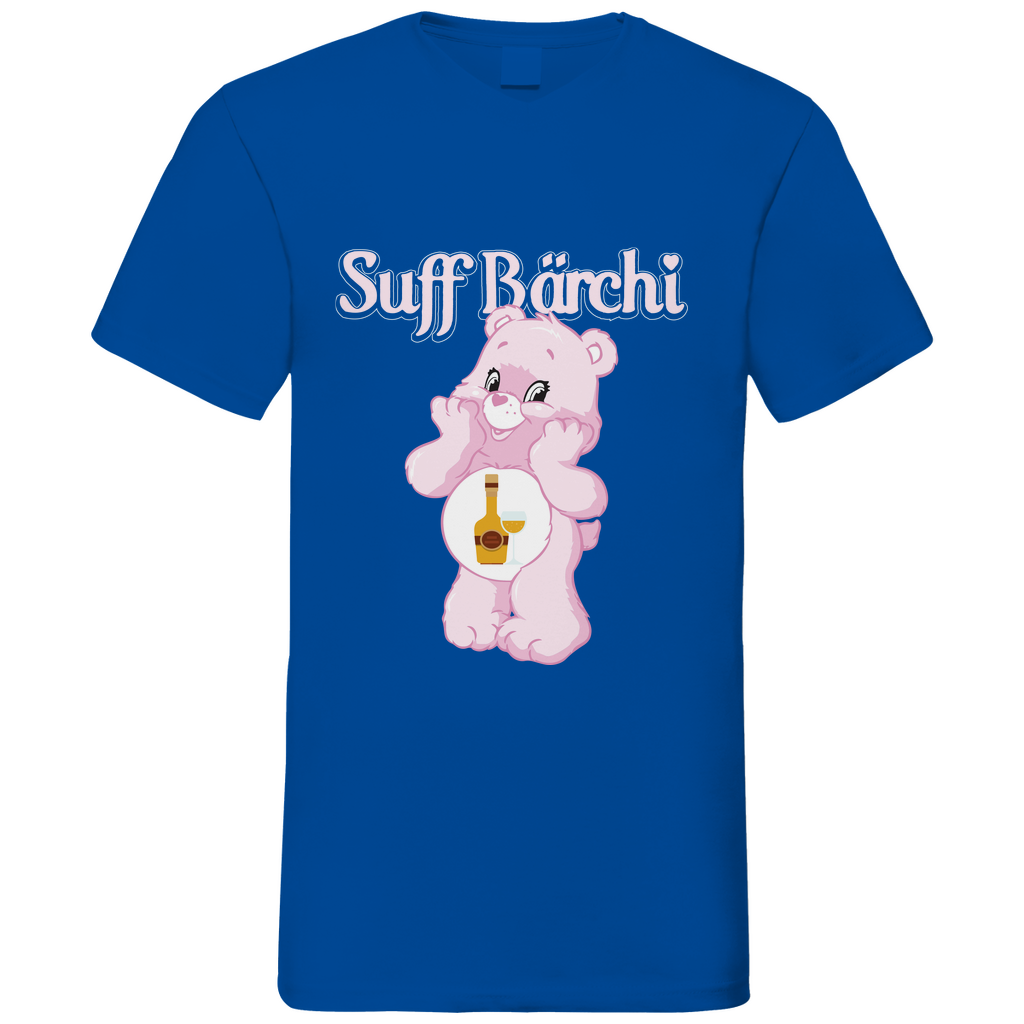 Suff Bärchi - Glücksbärchi - Herren V-Neck Shirt