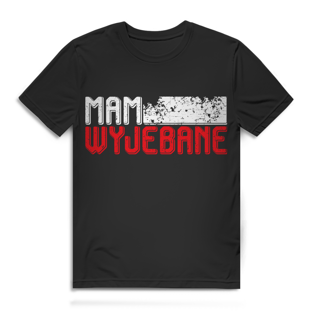 Herren T-Shirt Mam Wyjebane Polnischer Spruch Polska Shirt Black
