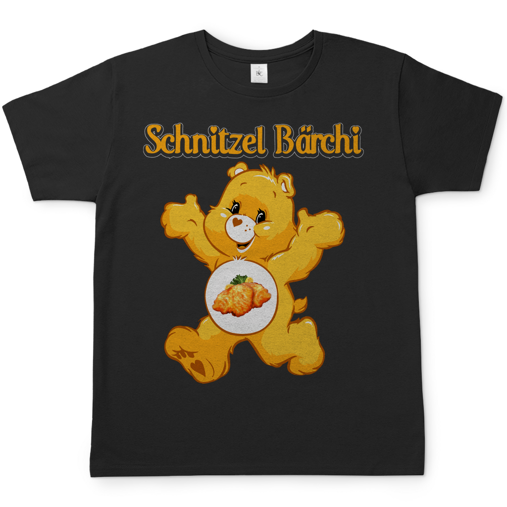 Schnitzel Bärchi - Glücksbärchi - Herren Shirt Black
