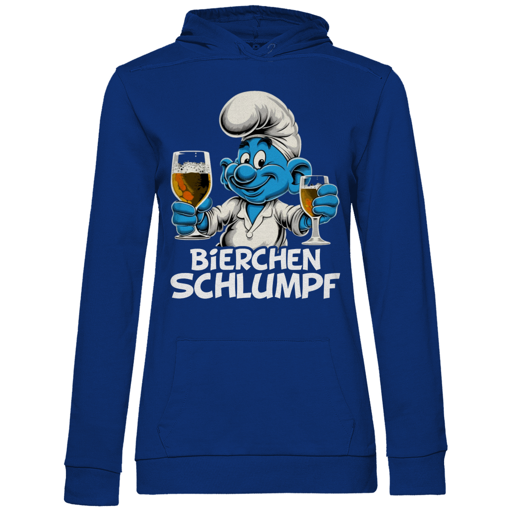 Bierchen Schlumpf Grafik - Damen Hoodie