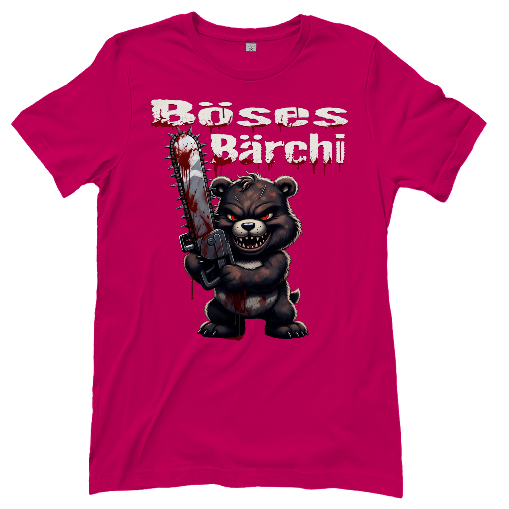 Böses Bärchi Kettensäge Damen T-Shirt