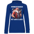 Weihnachtsrausch mit Santa Clause - Damen Hoodie Royal