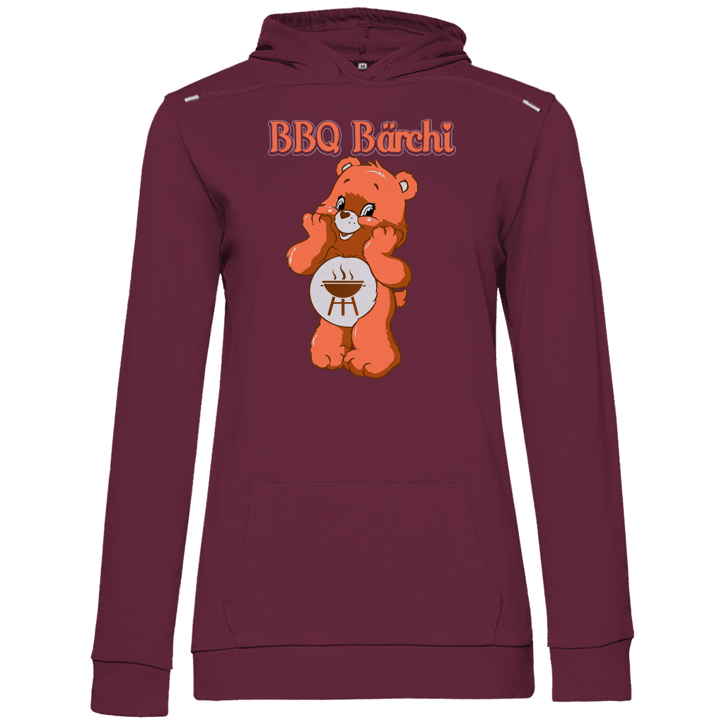BBQ Bärchi - Glücksbärchi - Damen Hoodie Wine