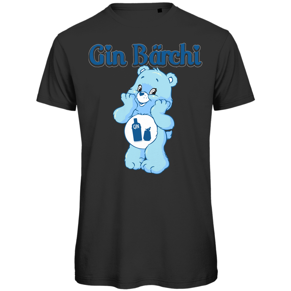 Gin Bärchi Glücksbärchi - Herren Premium Bio T-Shirt Black