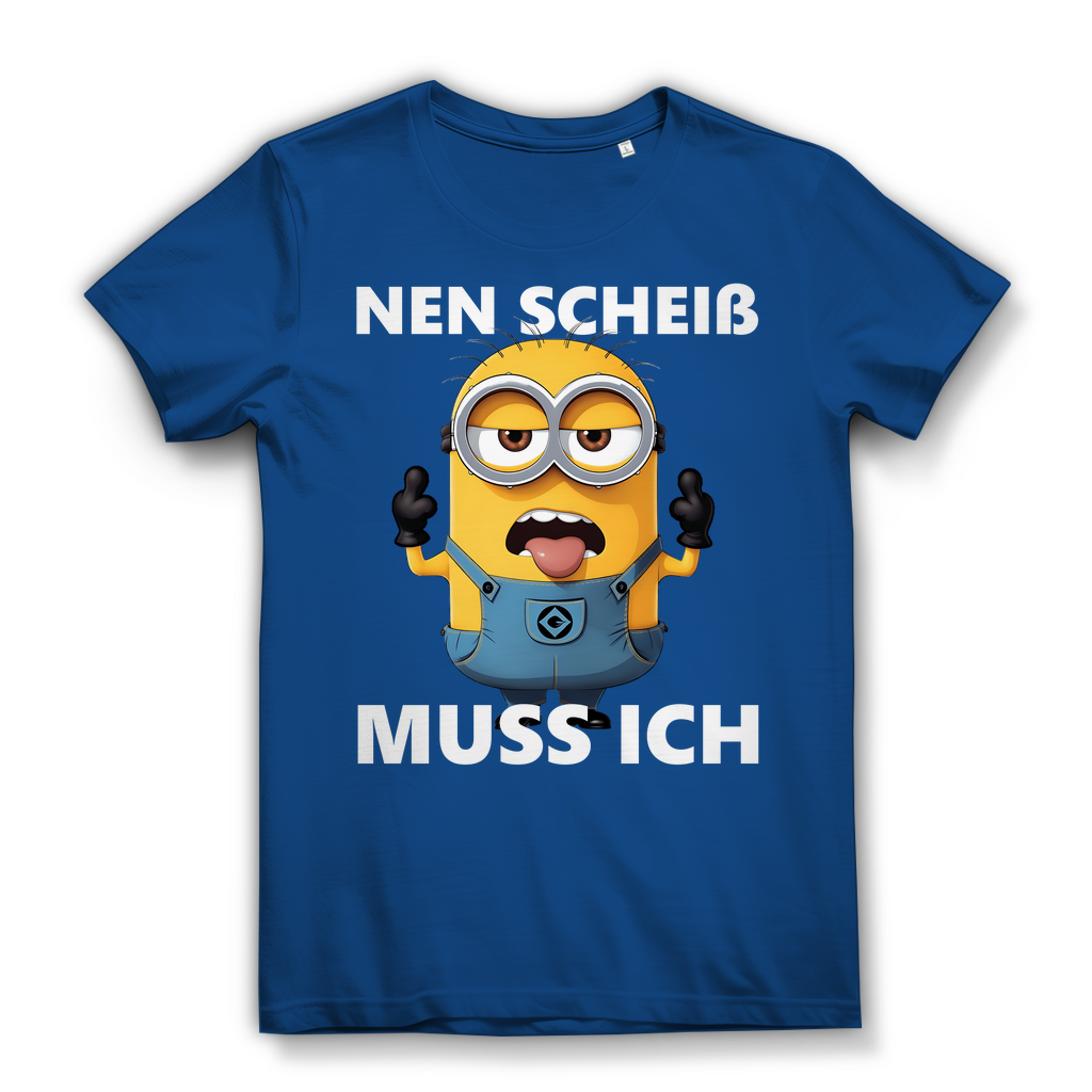 Damen Premium Bio T-Shirt Nen Scheiß Muss Ich Minion
