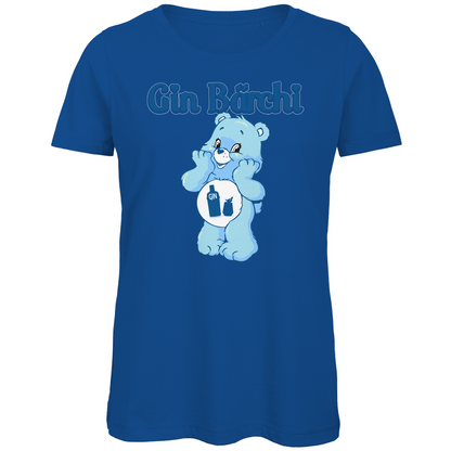 Gin Bärchi - Glücksbärchi - Damen Premium Bio T-Shirt Royal Blue