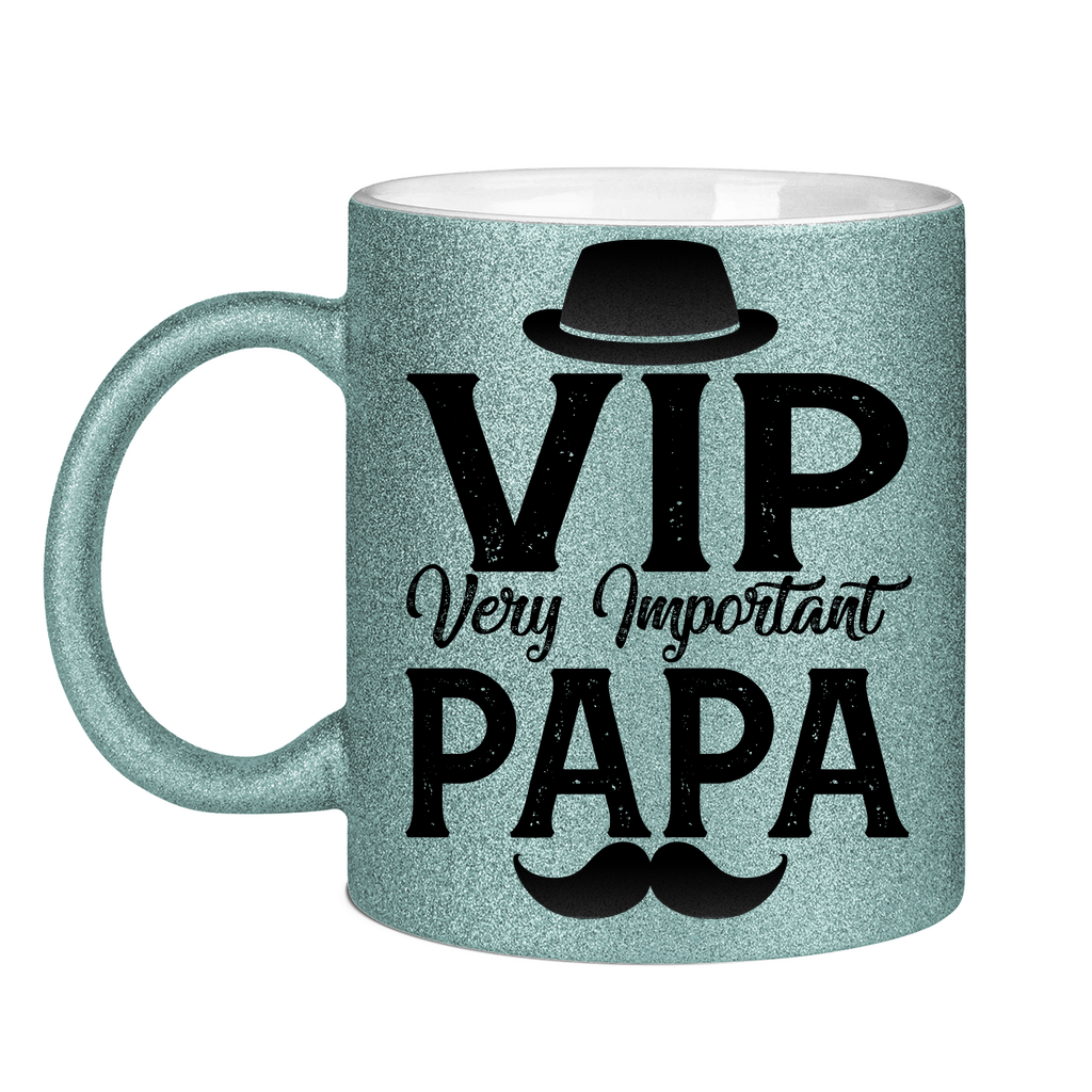 VIP very important Papa - Glitzertasse