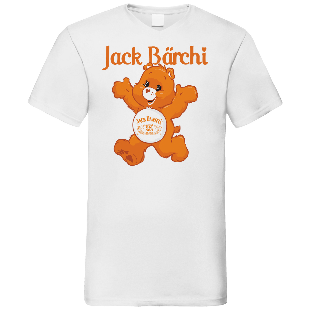 Jack Bärchi - Glücksbärchi - Herren V-Neck Shirt