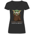 Dein Bier exen du musst Baby Yoda - V-Neck Damenshirt Black